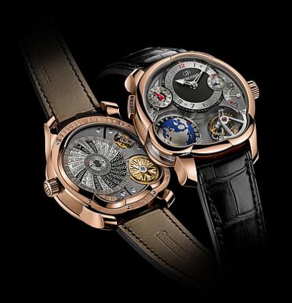 Greubel Forsey GMT red gold Replica Watch